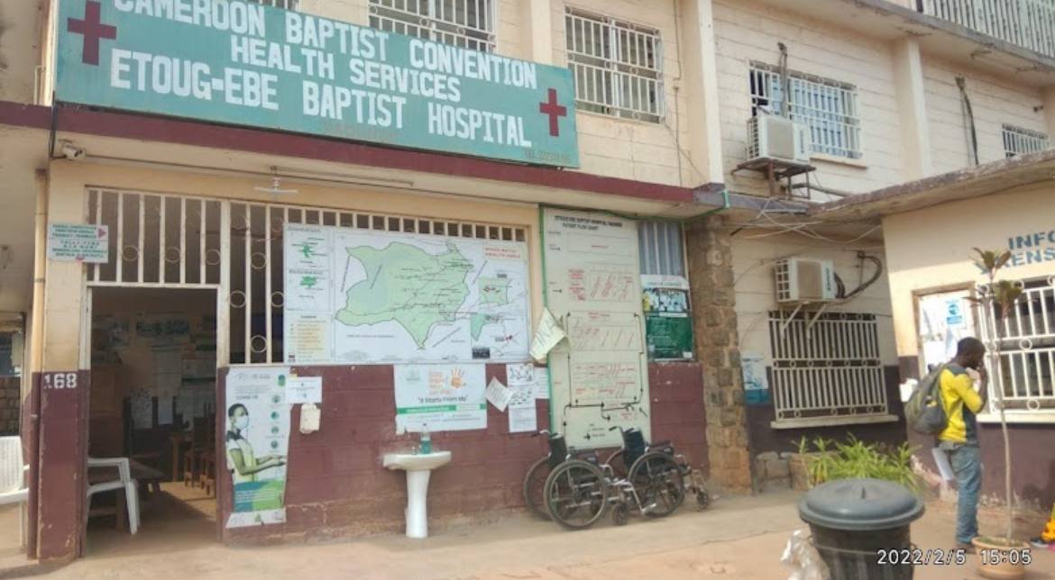 Etoug-Ebe Baptist Hospital – entrance
